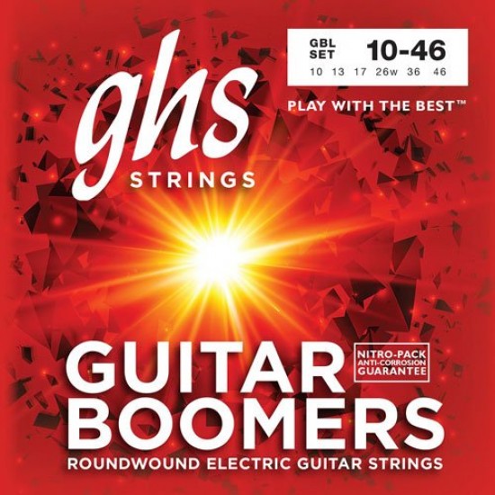 GHS Boomers GBL Σετ Χορδές Ηλεκτρικής Κιθάρας  Light 10-46