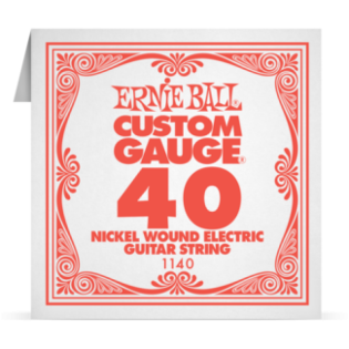 Μονές Χορδές Ernieball 40 Nickel Wound