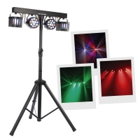 Μπάρα Φωτισμού με 2x RGBW Led και 2x Nano Derby 12W