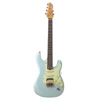 Ηλεκτρική Κιθάρα Τύπου Stratocaster, Γαλάζια