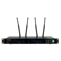 Διπλός Δέκτης Aσύρματου Μικροφώνου, 515-565MHz