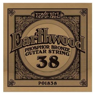 Χορδή Ακουστικής/Ηλεκτρικής Κιθάρας  Ernie Ball 1838 Earthwood Phosphor Bronze 038