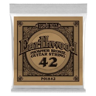 Χορδή Ακουστικής/Ηλεκτρικής Κιθάρας  Ernie Ball 1842 Earthwood Phosphor Bronze 042