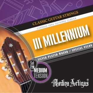 Millennium 720 Σετ Κλασικής Κιθάρας Medium Tension